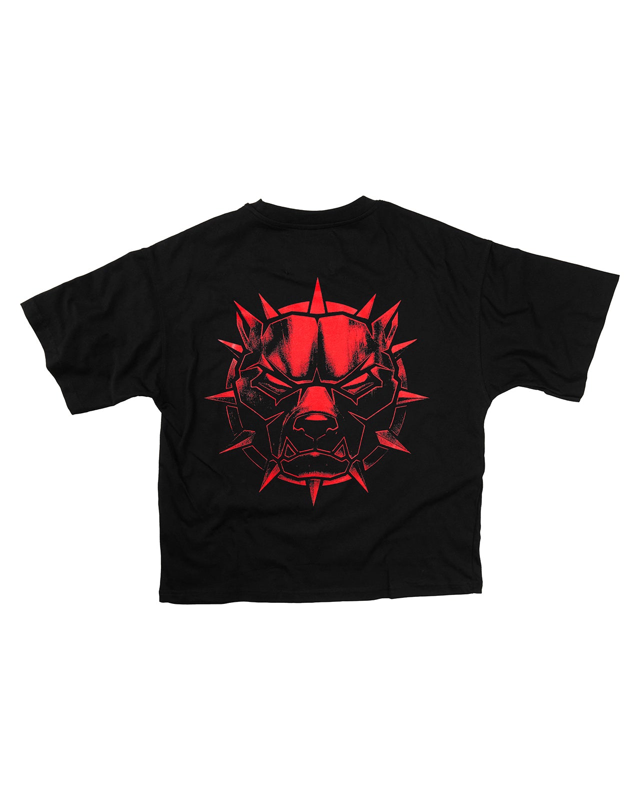 METAL LOGO TEE (BLACK/RED)