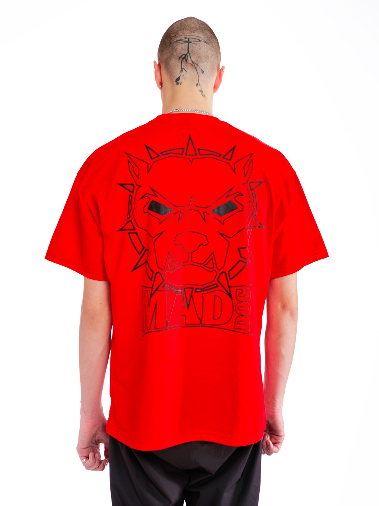 Mad Dog Logo OL Red&Black - Tee