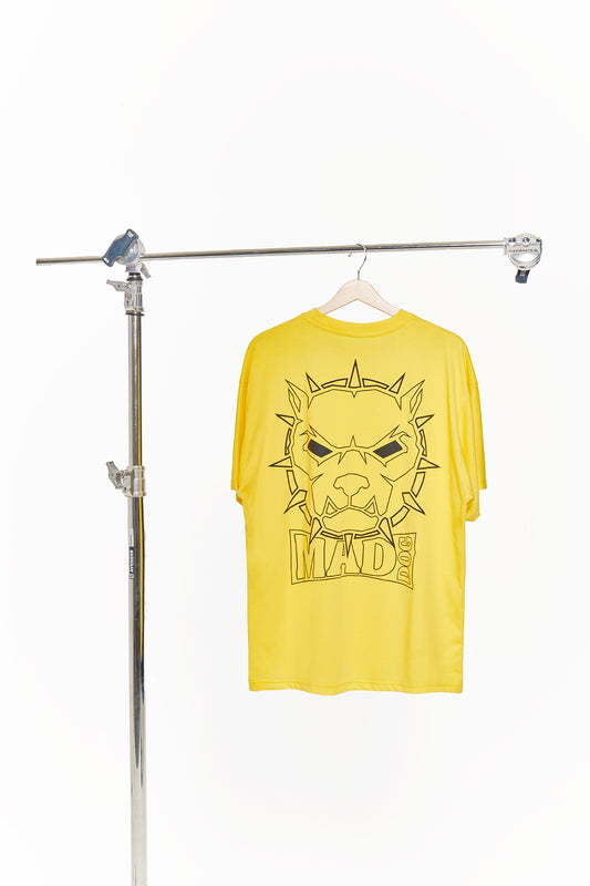 Mad Dog OL Logo Yellow&Black - Tee