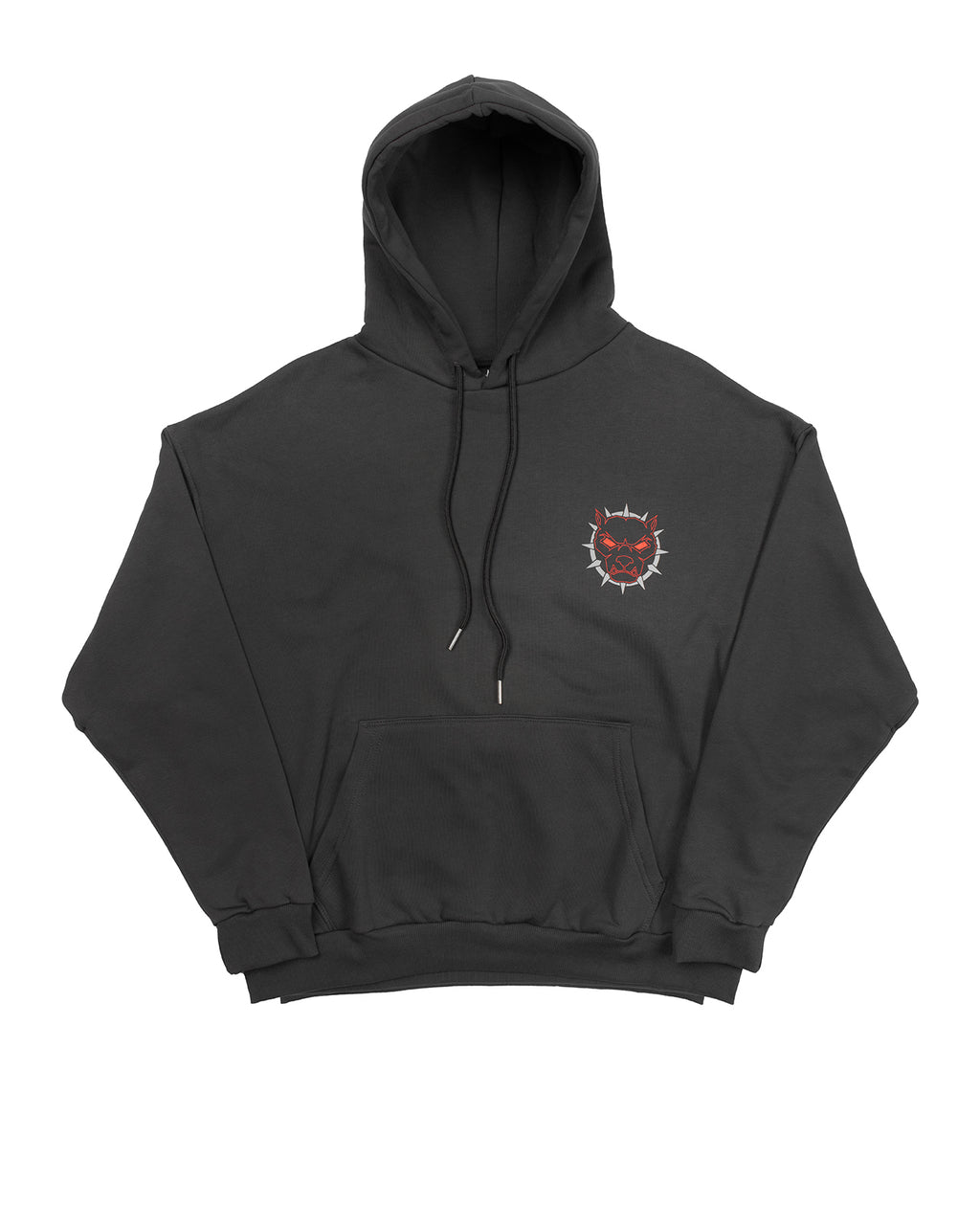 Mad Dog Dark Grey Logo Grey/Red - Hoodie