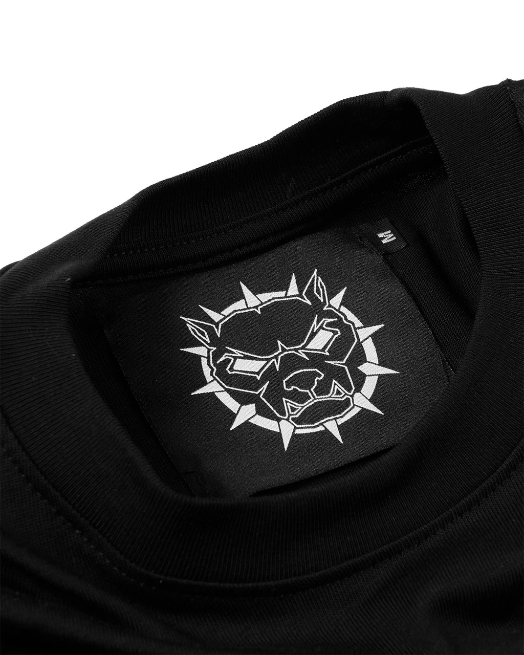 METAL LOGO TEE (BLACK/RED)