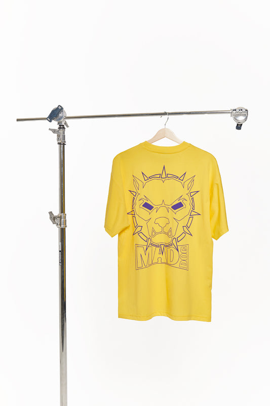 Mad Dog Logo OL Yellow&Purple - Tee